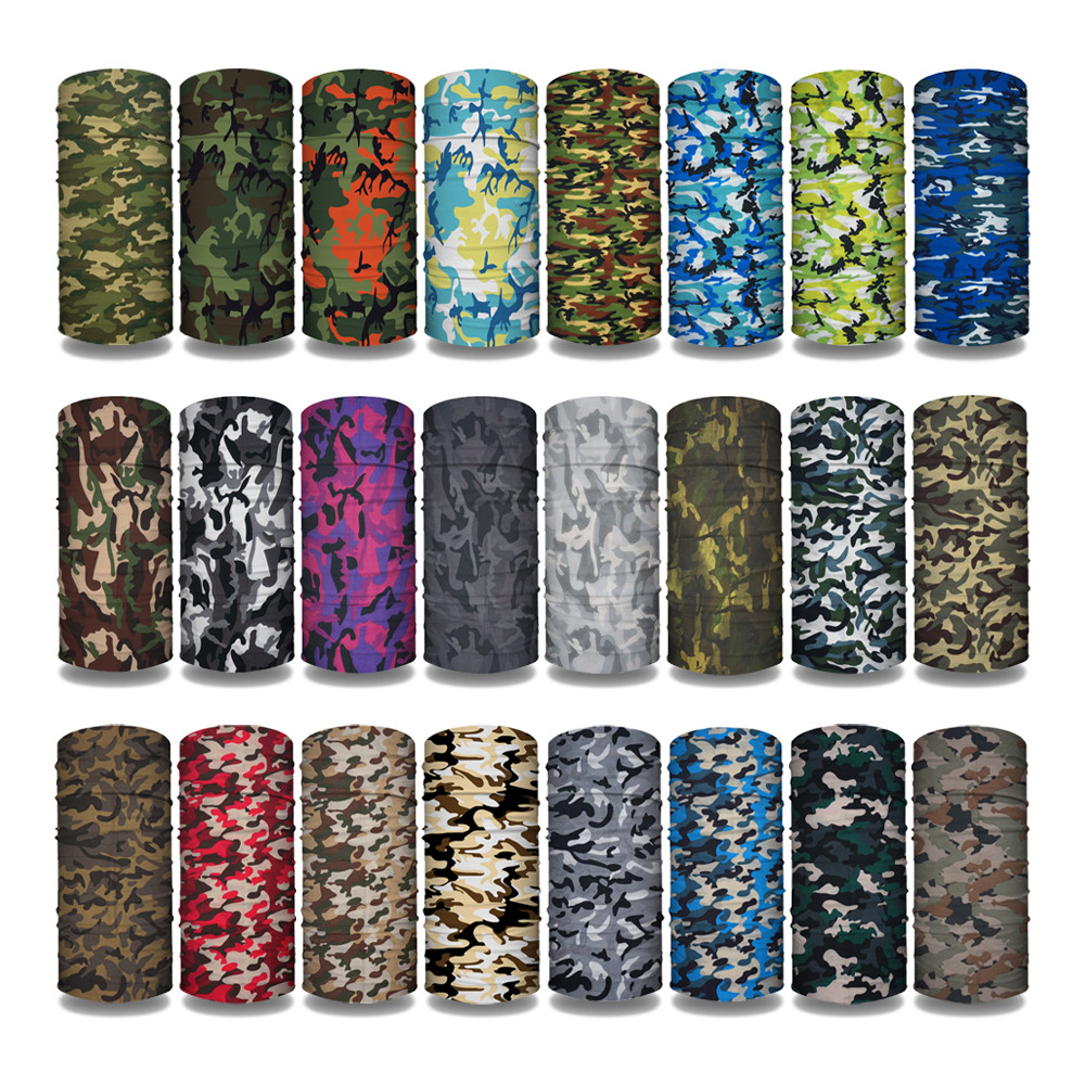 Cycling Gear For Women - CM01-CM33 Bandane stampate mimetiche Tubo senza