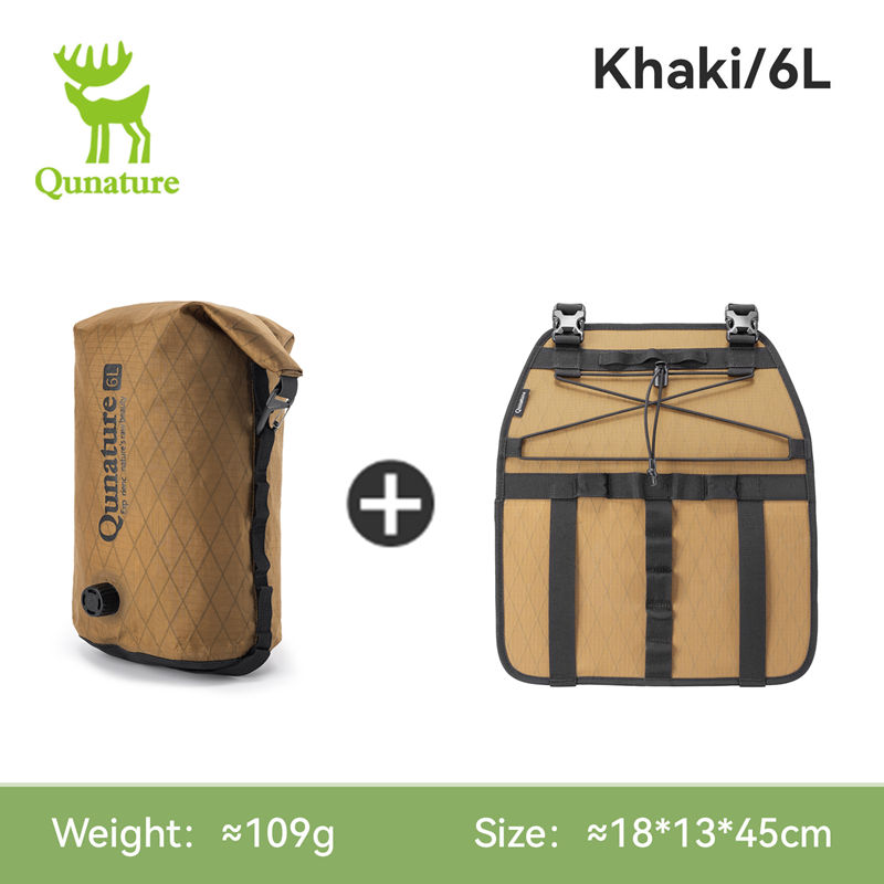 Cycling Gear Storage - Borsa da Bikepacking Qunature 6/12L, Completamente