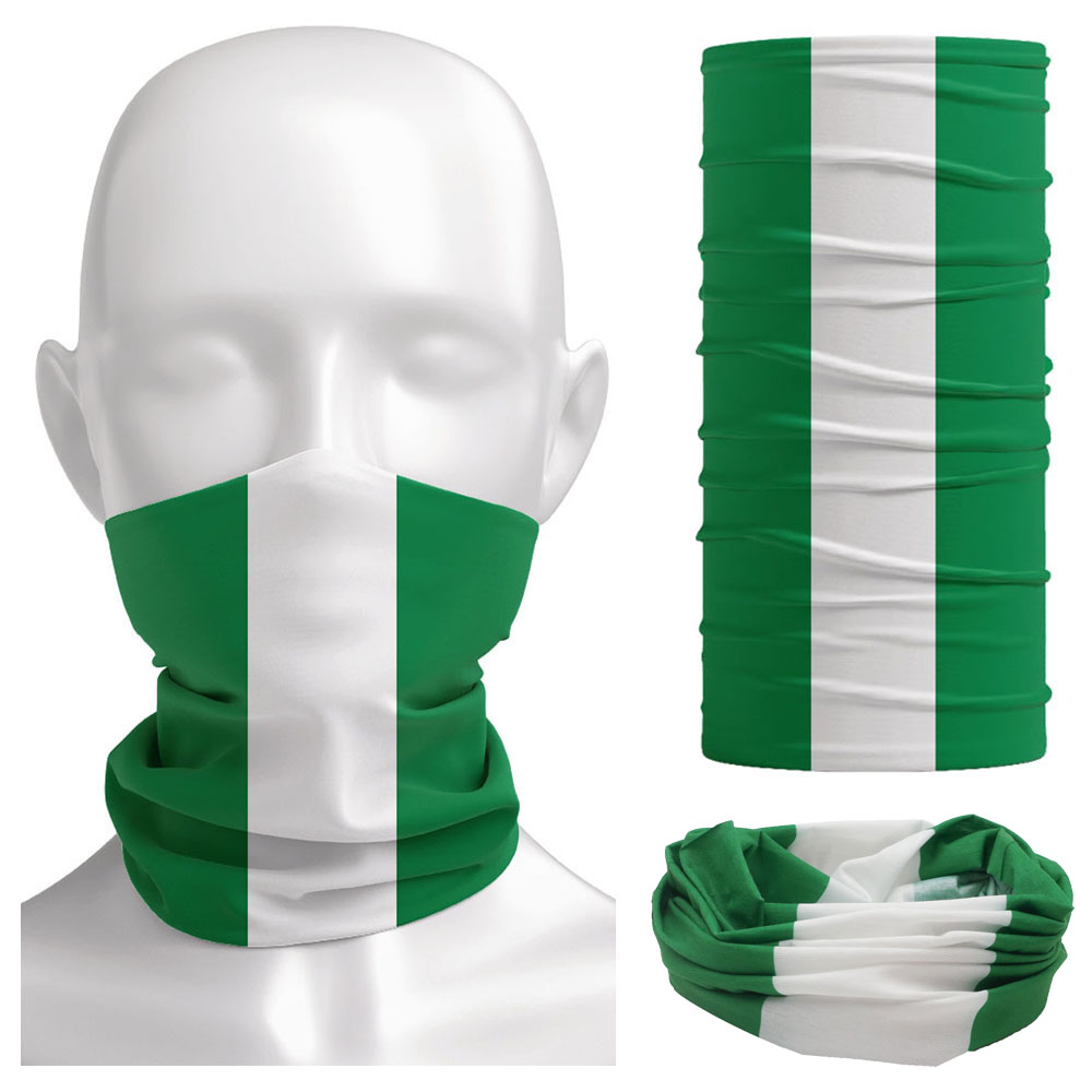 Cycling Gear For Women - Bandanna con bandiera della Nigeria Ghetta