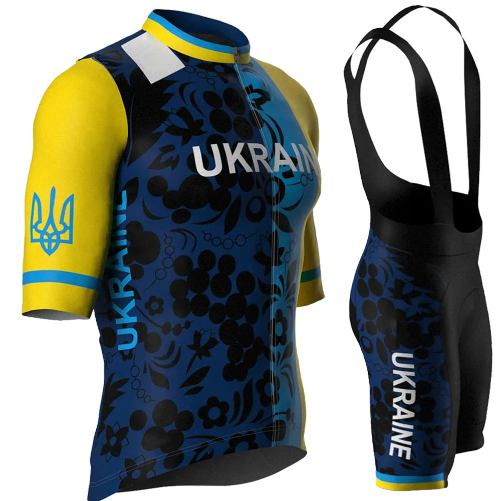 Cycling Gear Logo - Completo da Ciclismo della Nazionale Ucraina