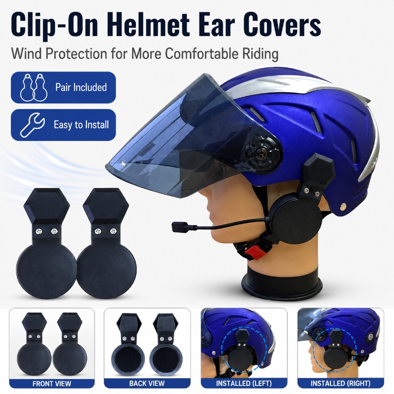 Copri-orecchie a clip per casc - Bicycle Helmet recensione e prezzo