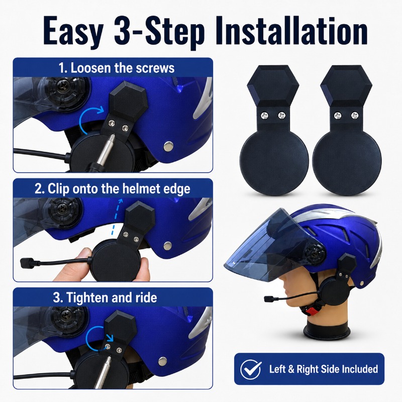Copri-orecchie a clip per casc - Bicycle Helmet recensione e prezzo