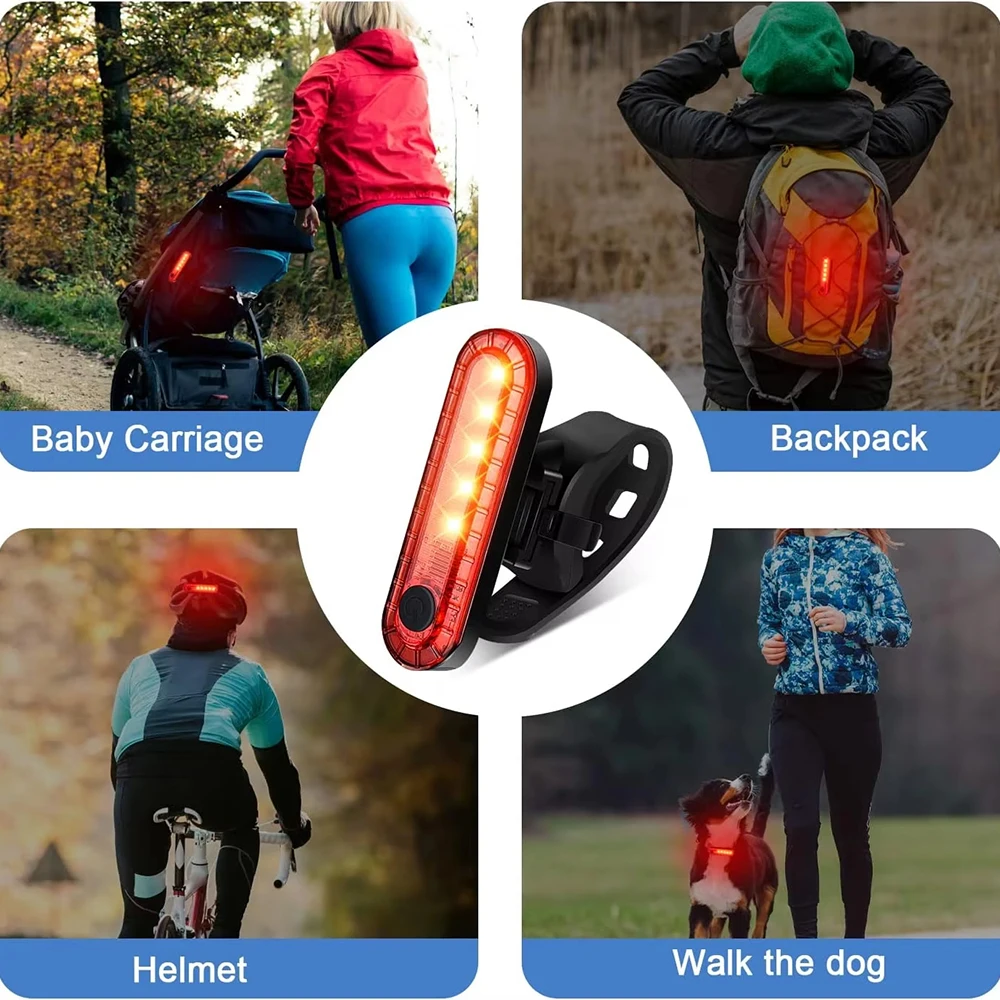 Fanale posteriore per bici USB - Bicycle Helmet recensione e prezzo